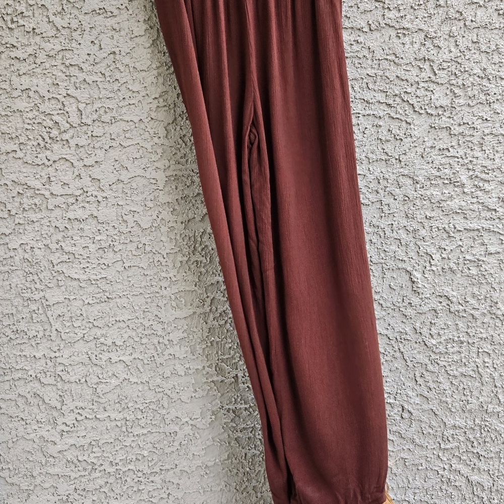 Weworewhat Brown Fringe Pants - Picture 7 of 9